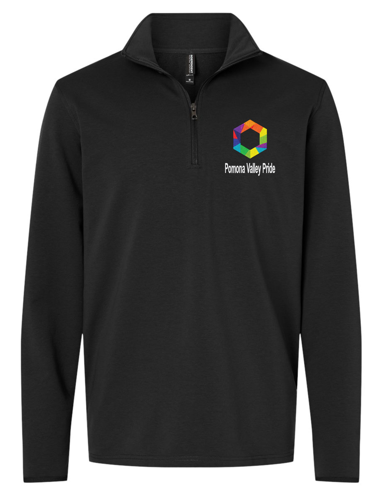 Embroidered Perform Quarter-Zip Pullover