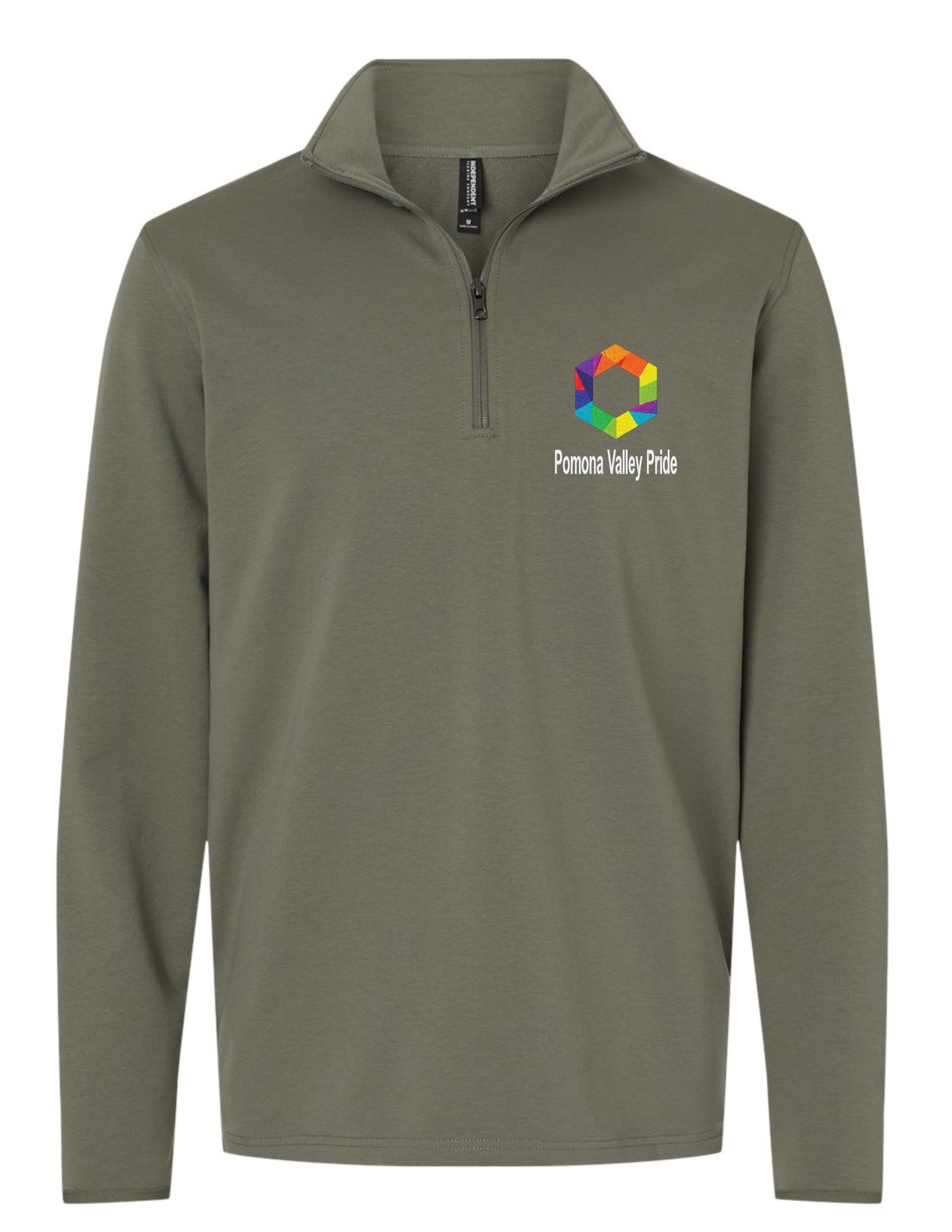 Embroidered Perform Quarter-Zip Pullover