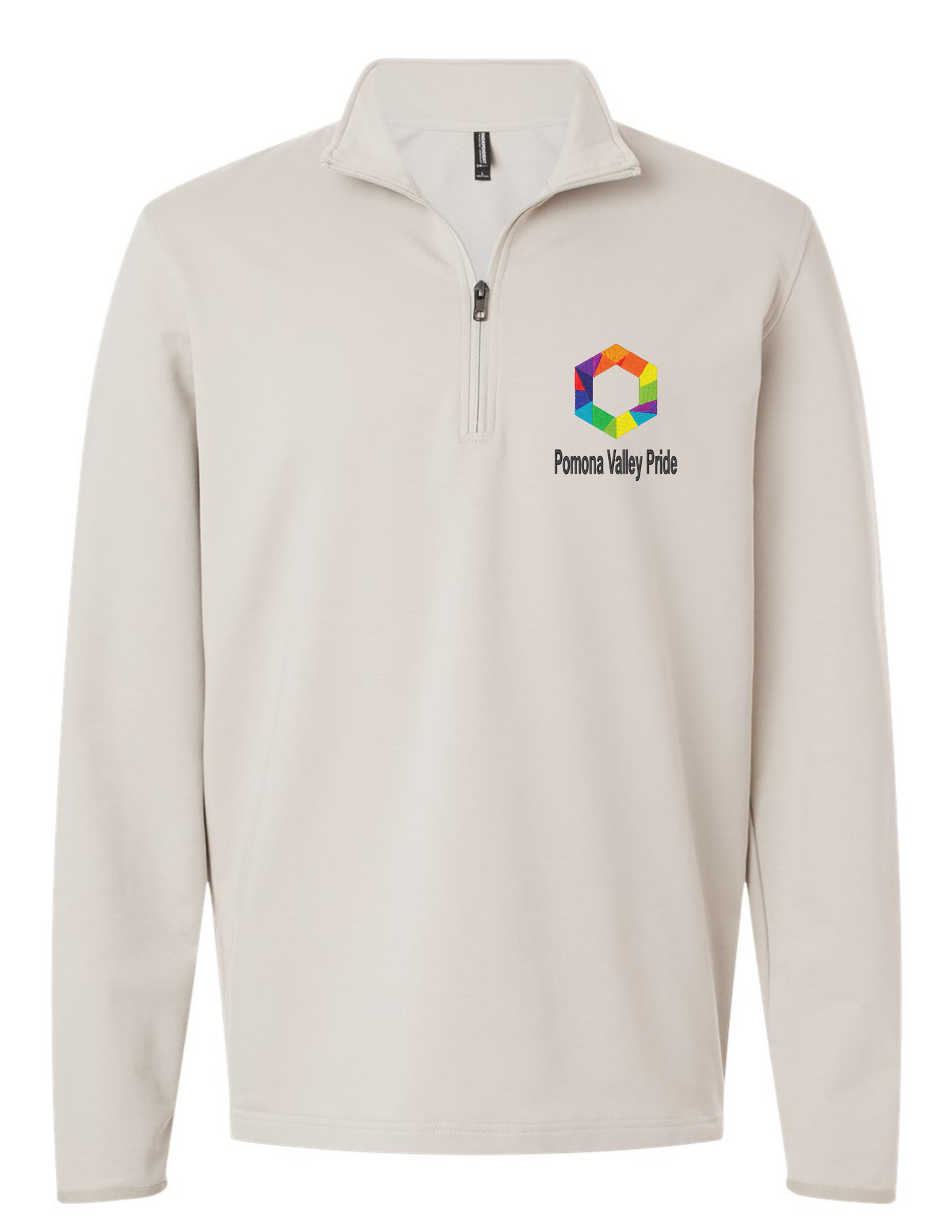 Embroidered Perform Quarter-Zip Pullover