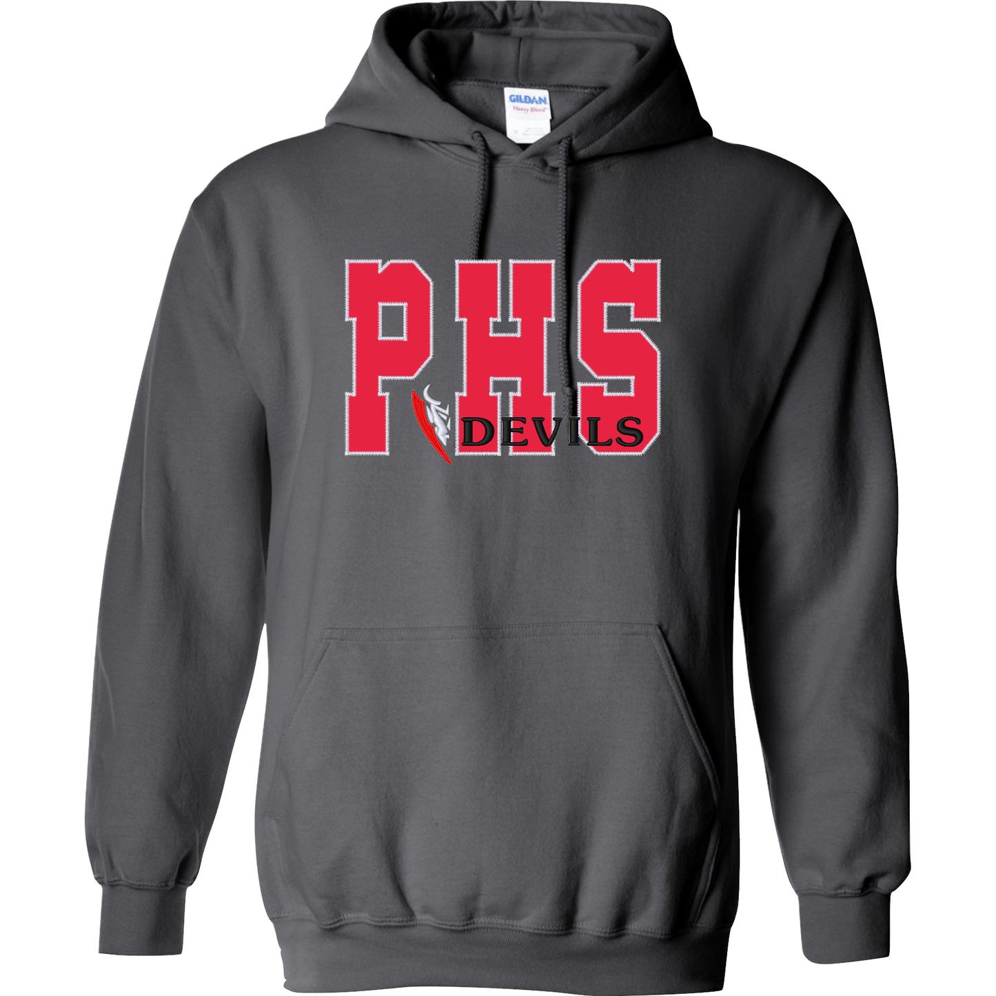 PHS - Charcoal Crewneck Applique Sweater
