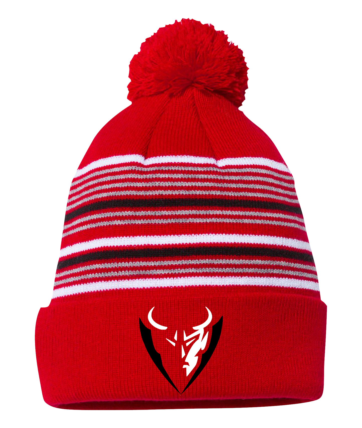 Pomona High School - Embroidered Pom-Pom Beanie