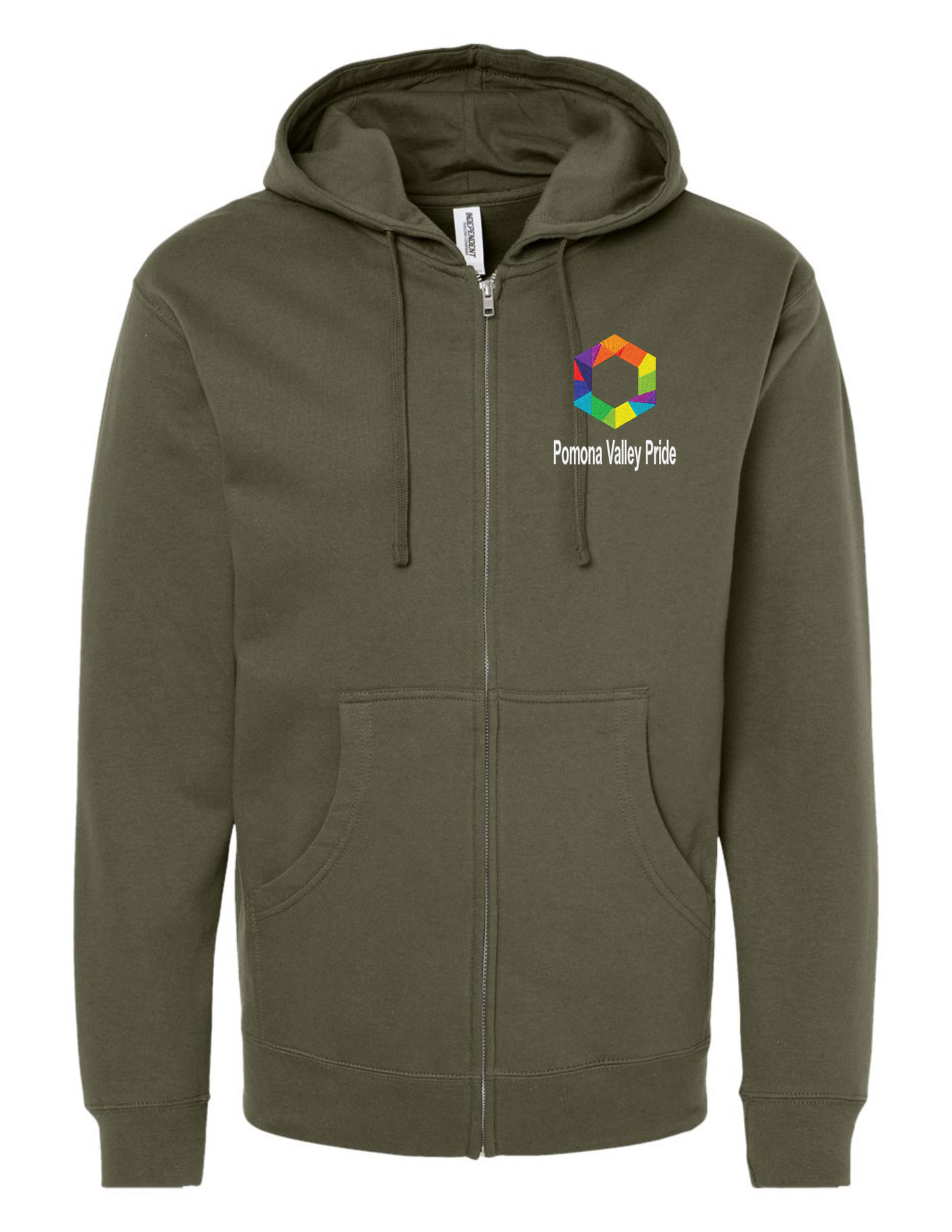 Embroidered Zip Up
