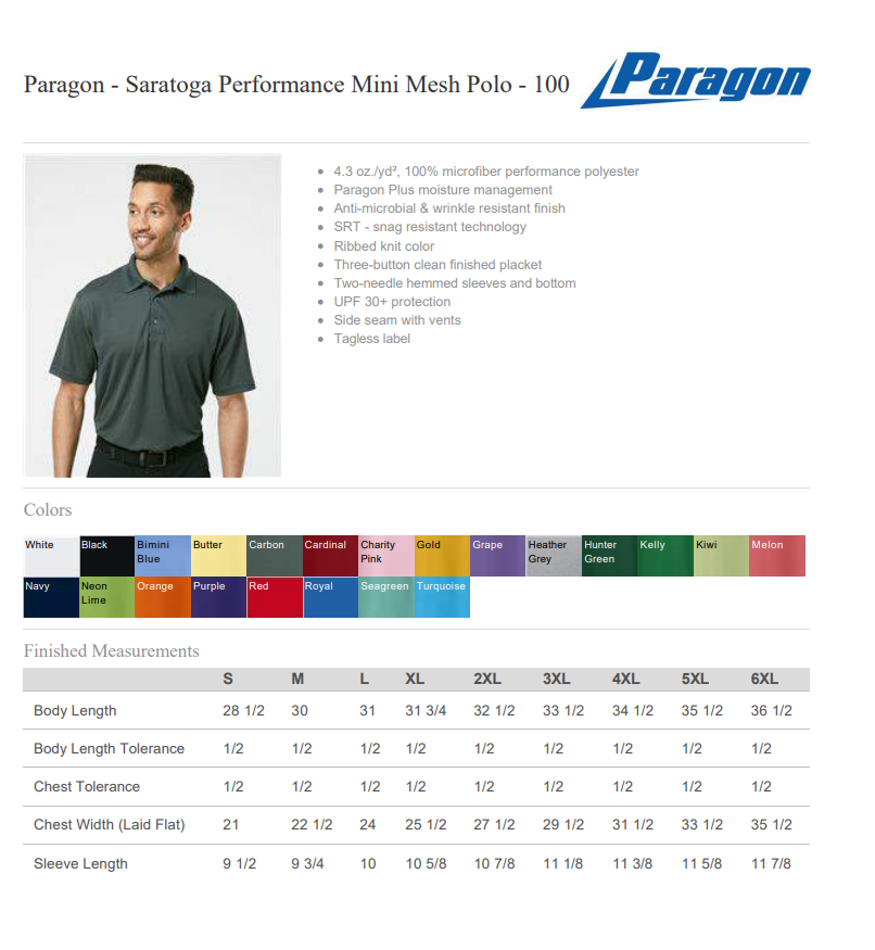 Barfield Elementary - Men's Polo