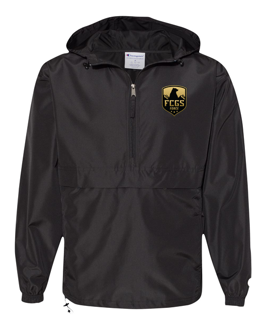 FCGS Force - Embroidered Champion Packable Quarter-Zip Jacket