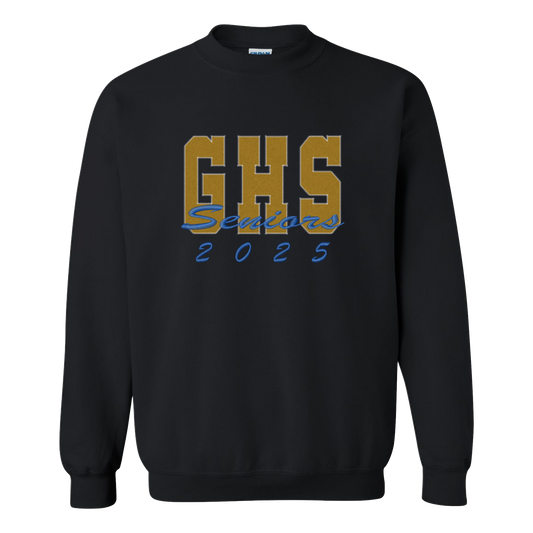 GHS Senior 2025 - Black Crewneck Sweater