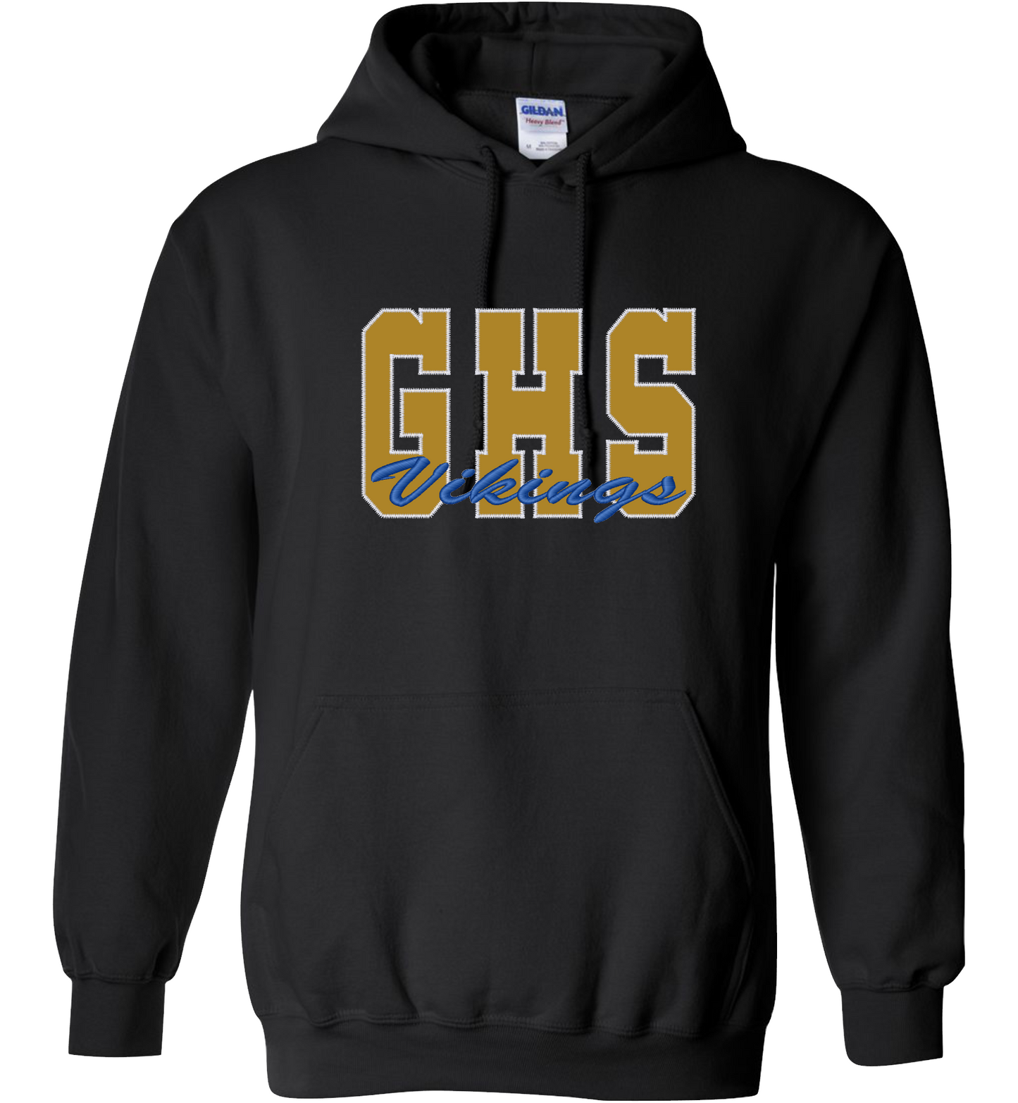 GHS Vikings- Black Crewneck Sweater