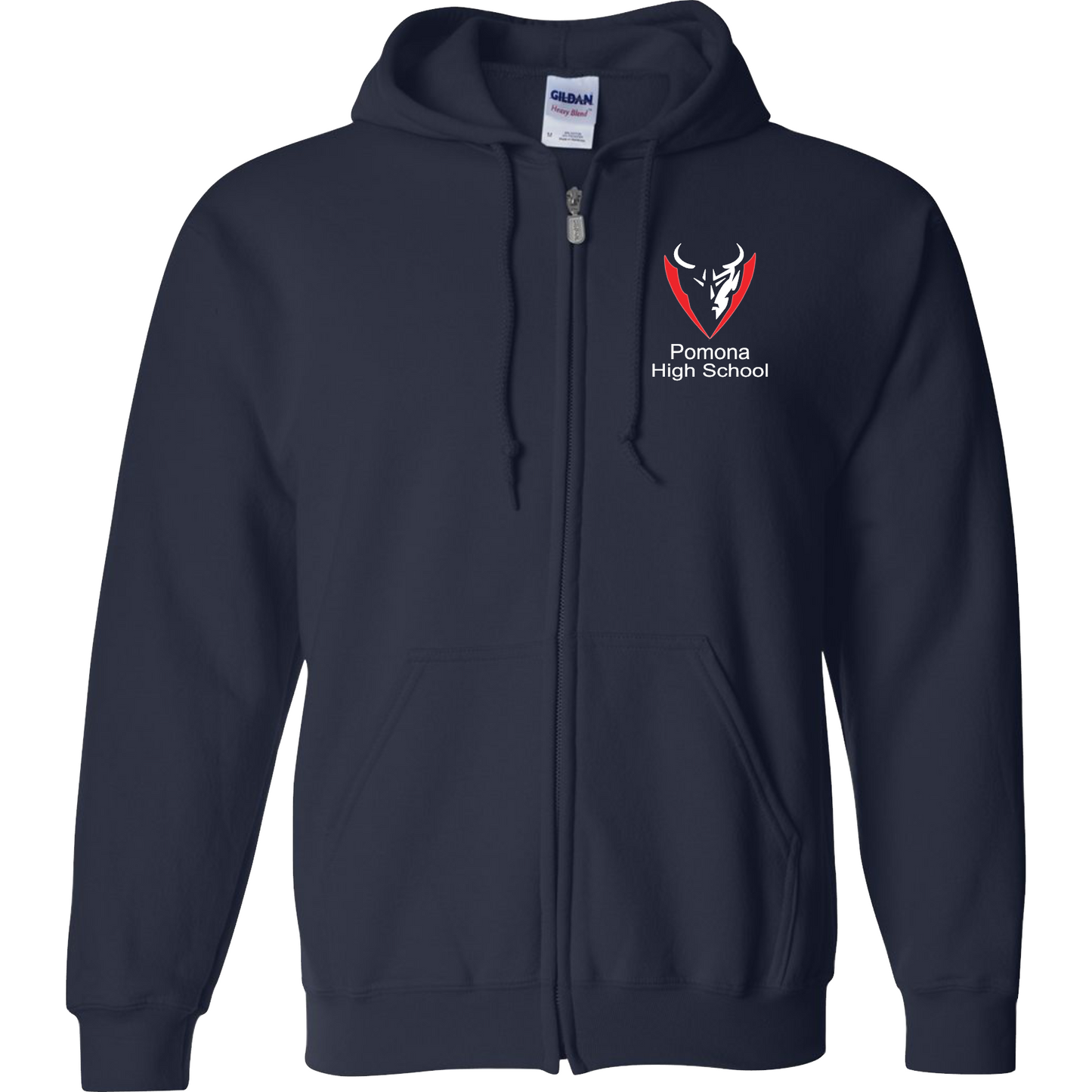 Pomona High School - Embroidered Zip-Up