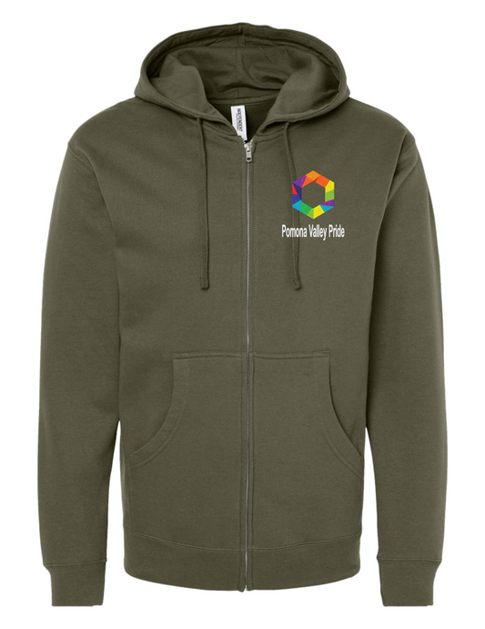 Embroidered Zip Up