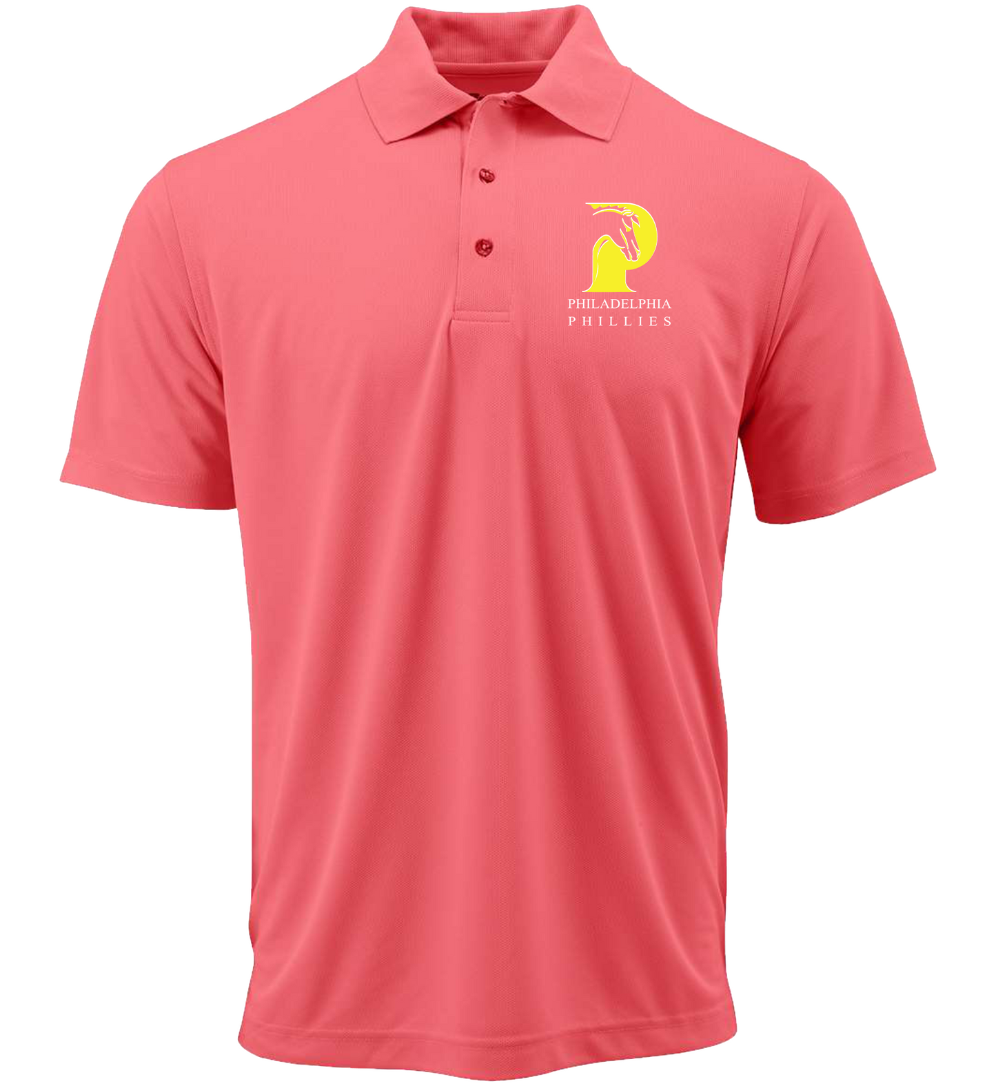 Melon Men's polo embroidered with school logo and school name.. 