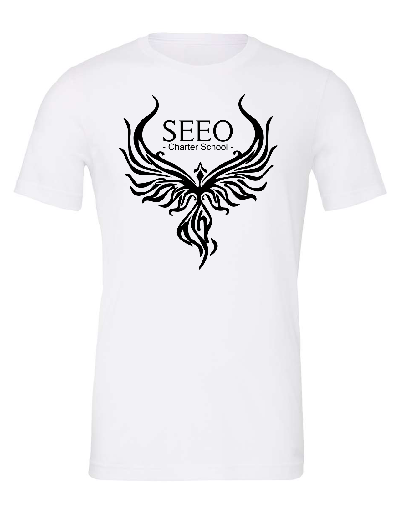 SEEO Charter School - White Phoenix T-Shirt